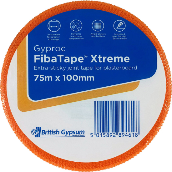 Gyproc Fibatape Xtreme Xtrawide 100mm x 75m