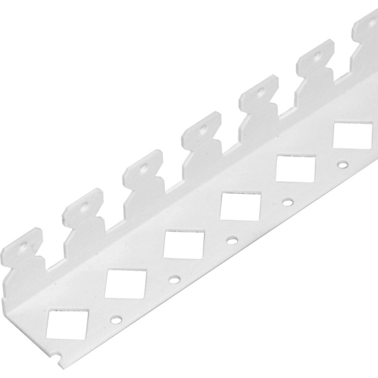 PVC Arch Angle Bead White 2mm x 3m