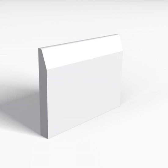 Primed MDF Chamfered & Rounded Skirting 18 x 150 x 4.4m
