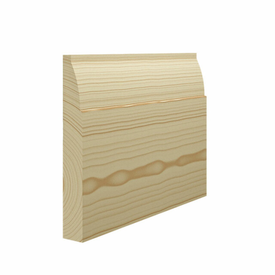 Softwood Chamfered/Ovolo Reves  Skirting per M 25x175mm(20x170)