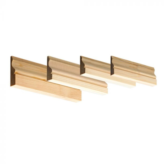 Softwood Ogee Premium Grade Architrave per M 25 x 75mm