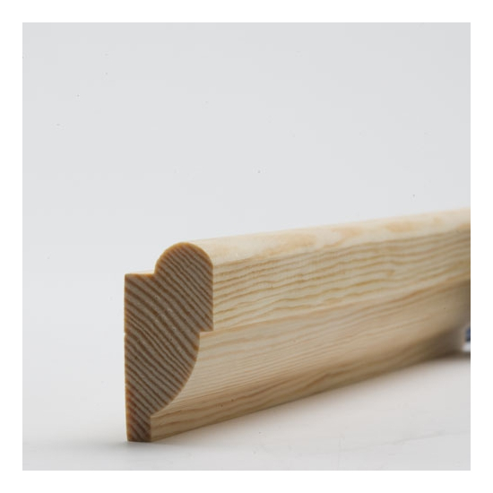 Softwood Ovolo Picture Rail 25mm x 50mm