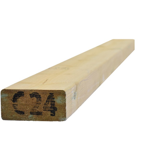 Treated Carcassing Timber C24 (5x2) 47 x 125 x 3m