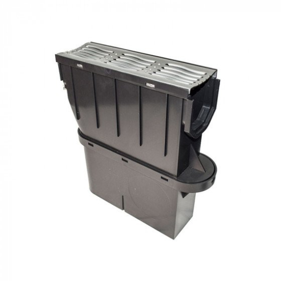 FloPlast Sump/Trap Unit and Basket with Galvanised Grate