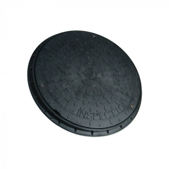 FloPlast Plastic Cover and Round Frame 450mm with Restr Acc350mm