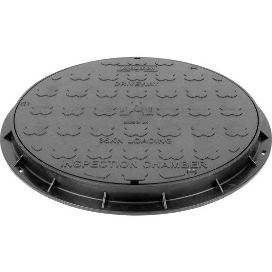 Round Plastic Cover & Frame 320mm