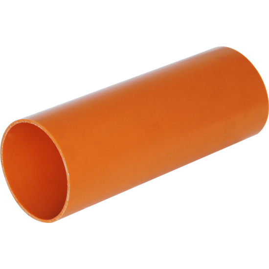 Underground 110mm Plain Ended Pipe 3m
