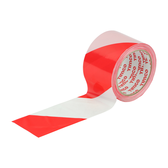 TIMCO Barrier Tape Red & White 70mm x 100m