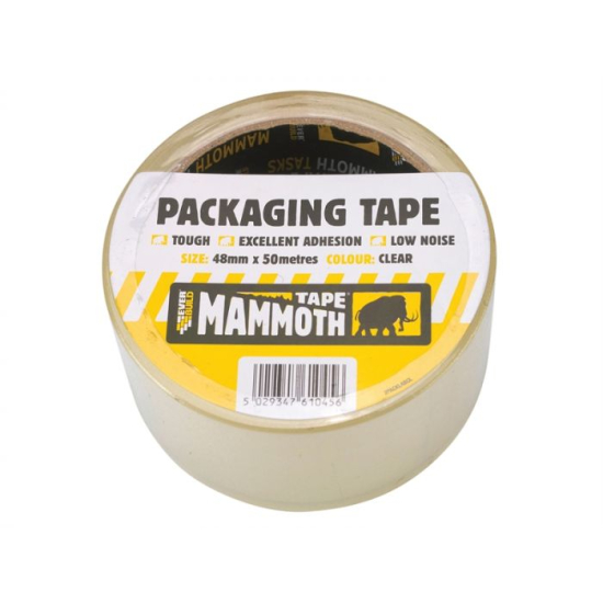Everbuild Mammoth Packaging Tape Clear 48mm x 66m