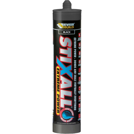 Stixall Adhesive & Sealant Black 290ml