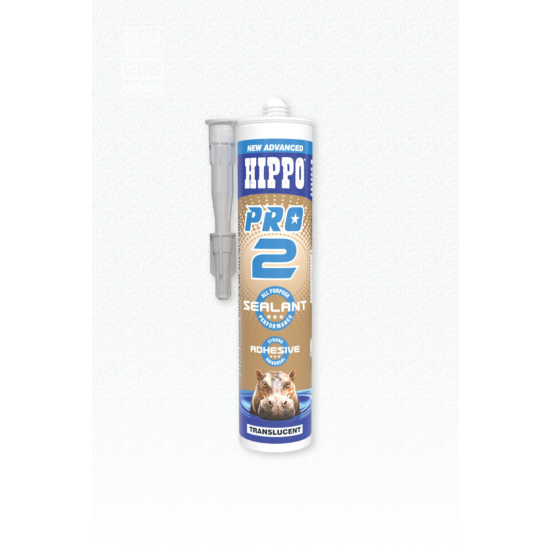 Hippo Pro 2 Sealant & Adhesive Tube Translucent 290ml