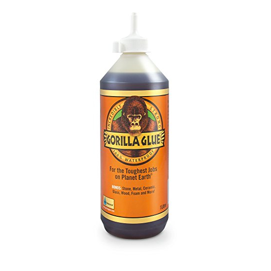 Gorilla GRGGG1 Gorilla Polyurethane Glue 1Litre