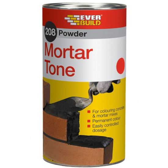 Everbuild 208 Powder Mortar Tone 1kg Red