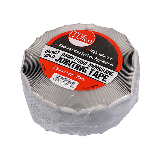 TIMCO Double Sided Damp Proof Membrane Jointing Tape 10m x 50mm