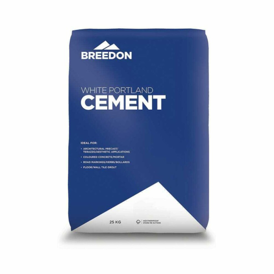 Breedon White Portland Cement 25kg