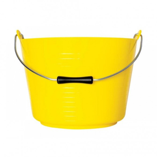 Gorilla Flexible Tub Bucket Yellow 22L