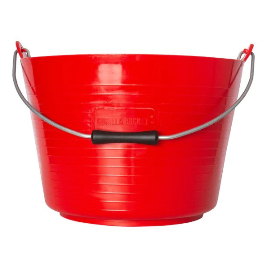 Gorilla Flexible Tub Bucket Red 22L