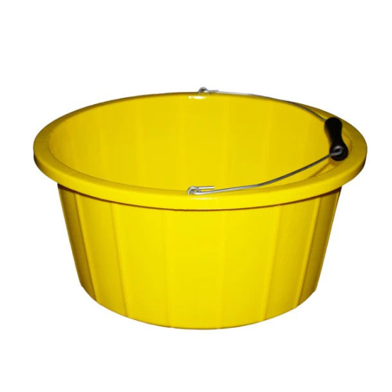 Gorilla Premium Shallow Bucket Yellow