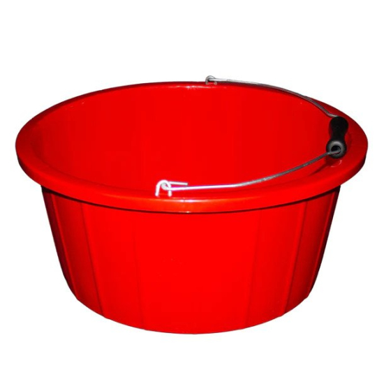 Gorilla Premium Shallow Bucket Red