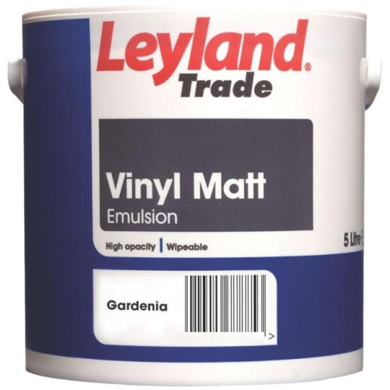 Leyland Trade Vinyl Matt Emulsion Paint Gardenia 5L