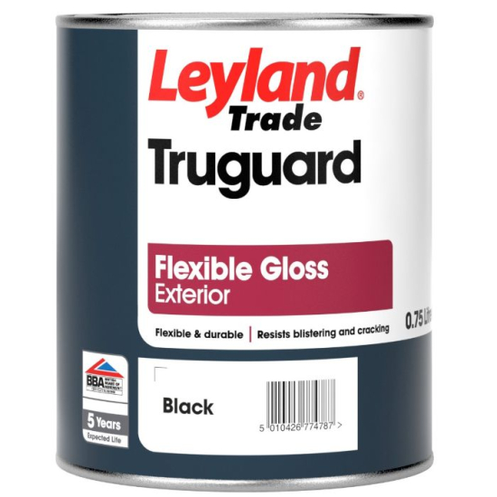 Leyland Trade Flexible Exterior Gloss Black  750ml