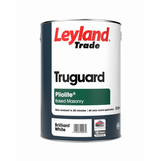 Leyland Trade Pliolite Based Masonry  Brilliant White 5L