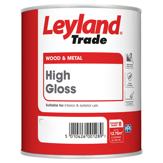 Leyland Trade High Gloss Paint Signal Red  2.5L
