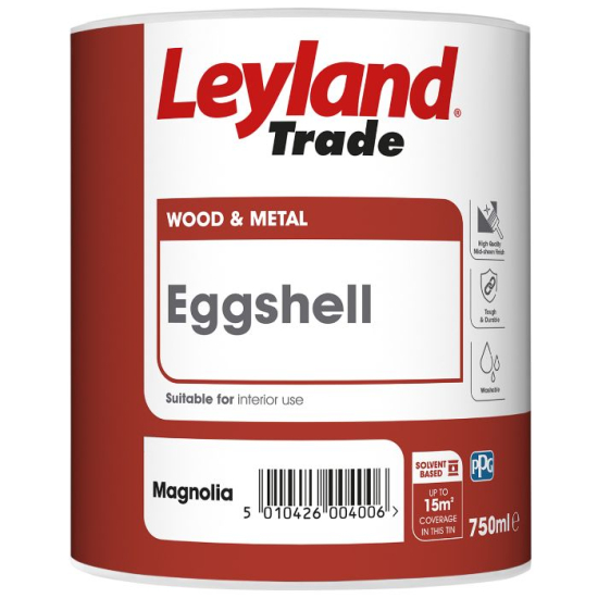 Leyland Trade Eggshell Magnolia 750ml