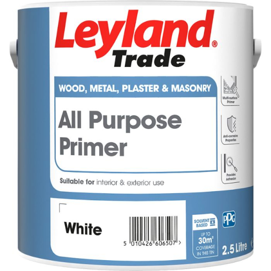 Leyland Trade All Purpose Primer Whiite 2.5L