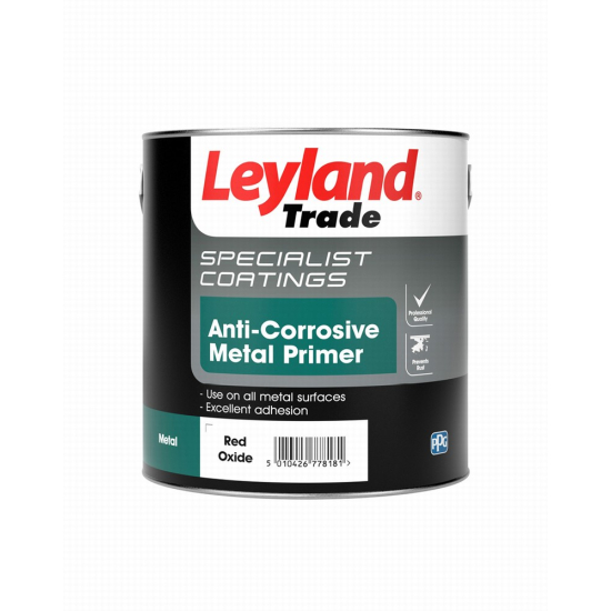 Leyland Trade Anti-Corrosive Metal Primer Red Oxide 2.5L