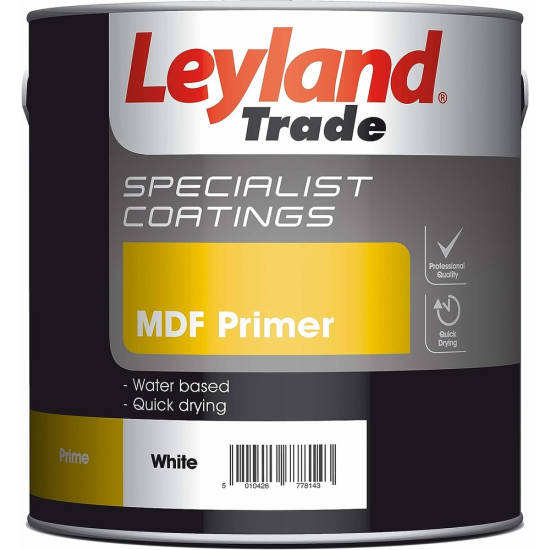 Leyland Trade MDF Primer White 2.5L