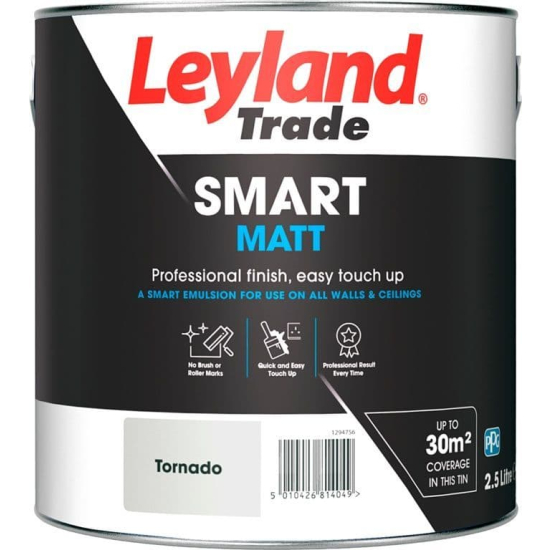 Leyland Trade Smart Matt Emulsion Tornado 2.5L