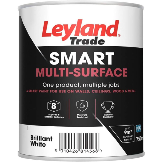 Leyland Trade Smart Multi-Surface Brilliant White 750ml