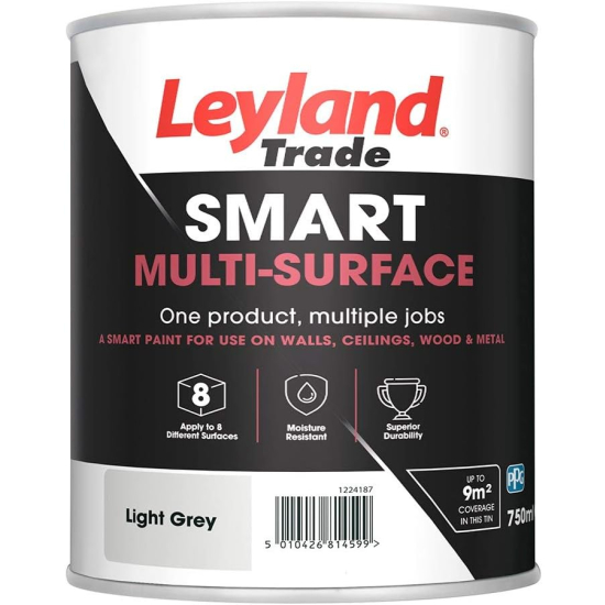 Leyland Trade Smart Multi-Surface Light Grey 750ml