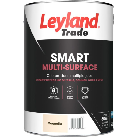 Leyland Trade Smart Multi-Surface Magnolia 5L