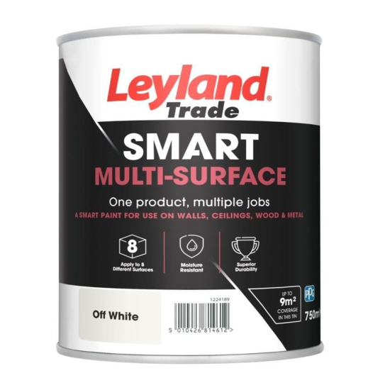 Leyland Trade Smart Multi-Surface Off White 750ml