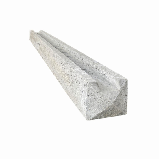 Concrete Slotted End Post Pyramid Top 1500 x 100 x 85