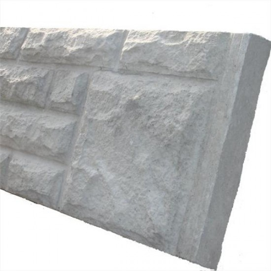 Concrete Rock Faced Gravel Board 1830 x 50 x 300