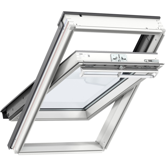 Velux Centre Pivot Roof Window White Painted GGL CK04 2070