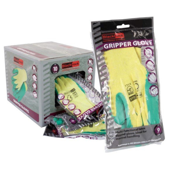 Latex Gripper Gloves XXL(11) PK 30