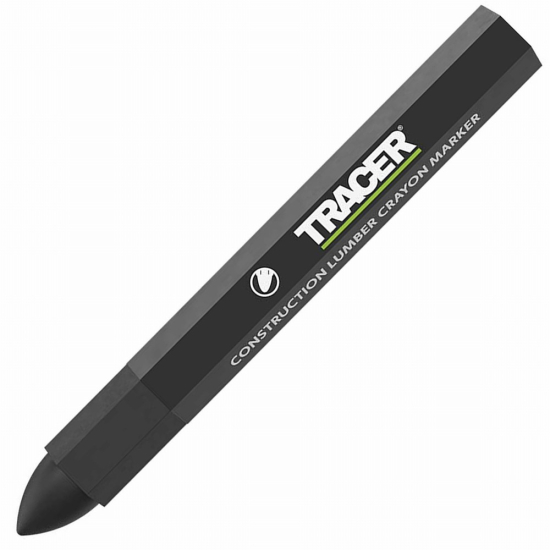 Tracer Construction Lumber Crayon Marker Black