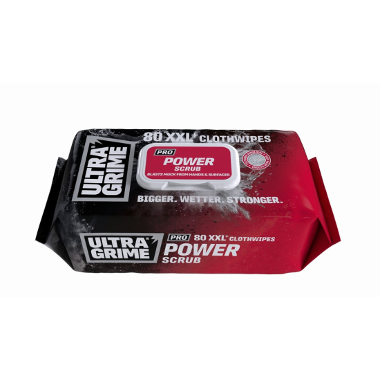 Ultragrime Pro Power Scrub Cleaning Wipes