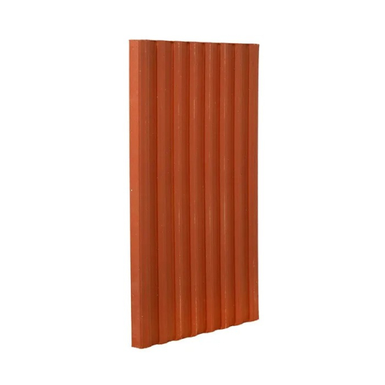 ET Clay Creasing Tile Smooth Red 265mmx165mm