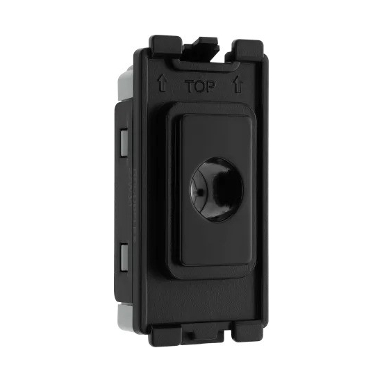 BG Evolve Grid Flex Outlet Module Black