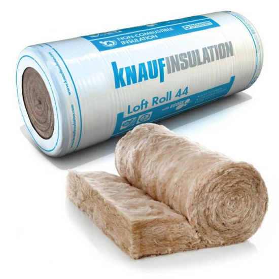 Knauf Loft Roll Insulation 44 (Combi-cut) 200mm (6.84m²)