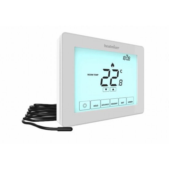 Heatmiser Touchscreen Elctrc Floor Heating Thermostat Touch-e V2