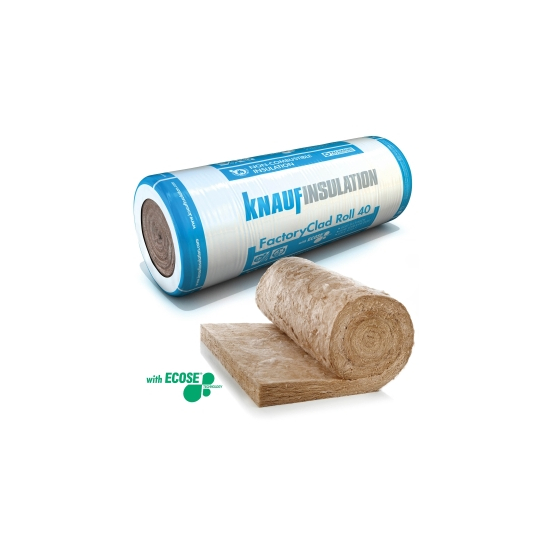 Knauf FactoryClad Roll Insulation 40 (Uncut) 300mm (3.84m²)