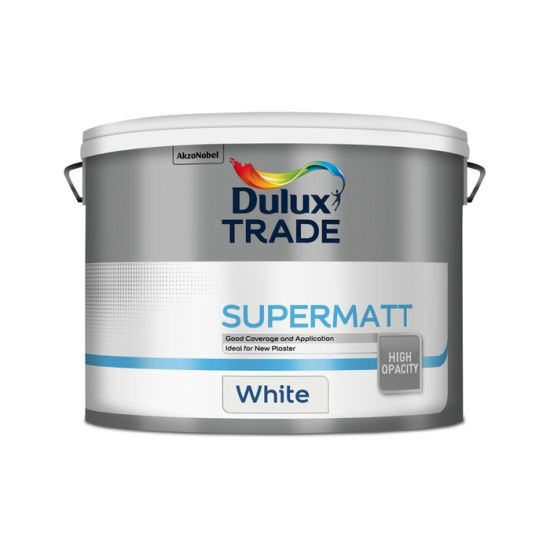 Dulux Trade Supermatt White 10L