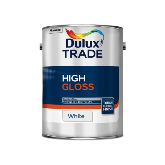 Dulux Trade High Gloss White Bs4800 5L