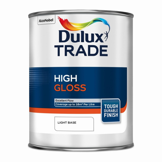 Dulux Trade High Gloss Light Base 1L